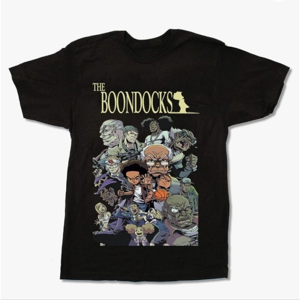 The Boondocks Black Short Sleeve T Shirt Size Large NWOT